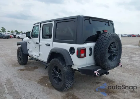 2021 Jeep Wrangler Unlimited Sport Altitude 4X4 из США, поврежденный, VIN 1C4HJXDN3MW567210